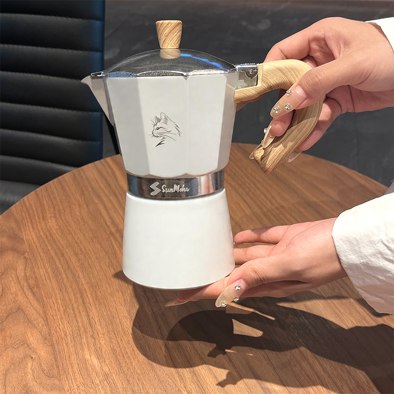Moka Pot Stove - Cafetière Moka 3/6 tasses - Machine