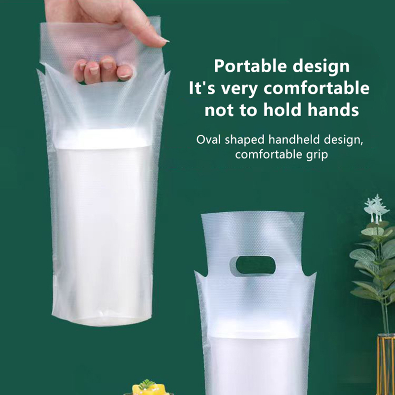 Coffee Tea With Milk - 100 sacs en plastique jetables pour