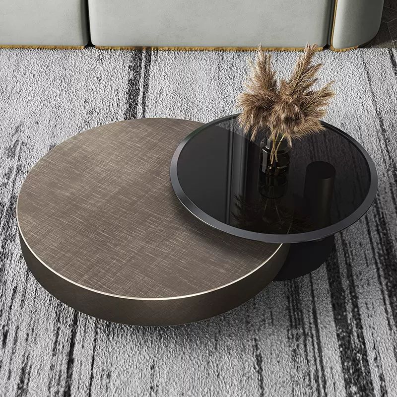 Coffee Tea & Espresso Appliances - Tables basses modernes rondes en acier