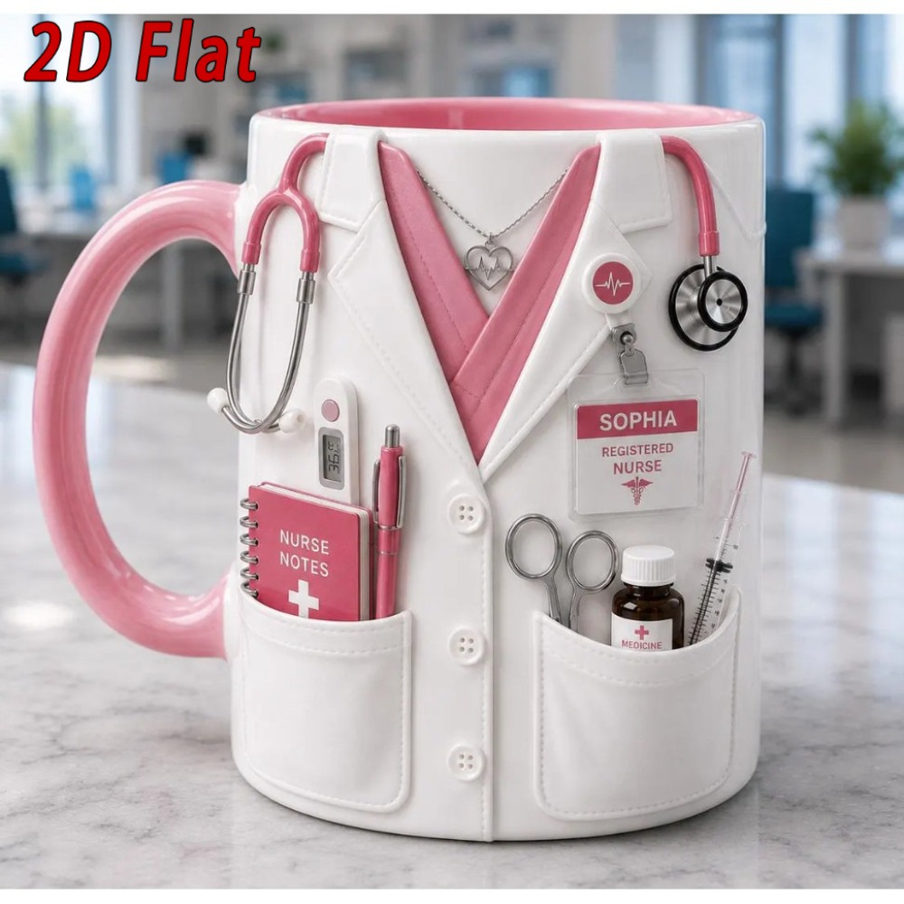 Mug infirmière personnalisé av - Coffee Tea Name avis et prix