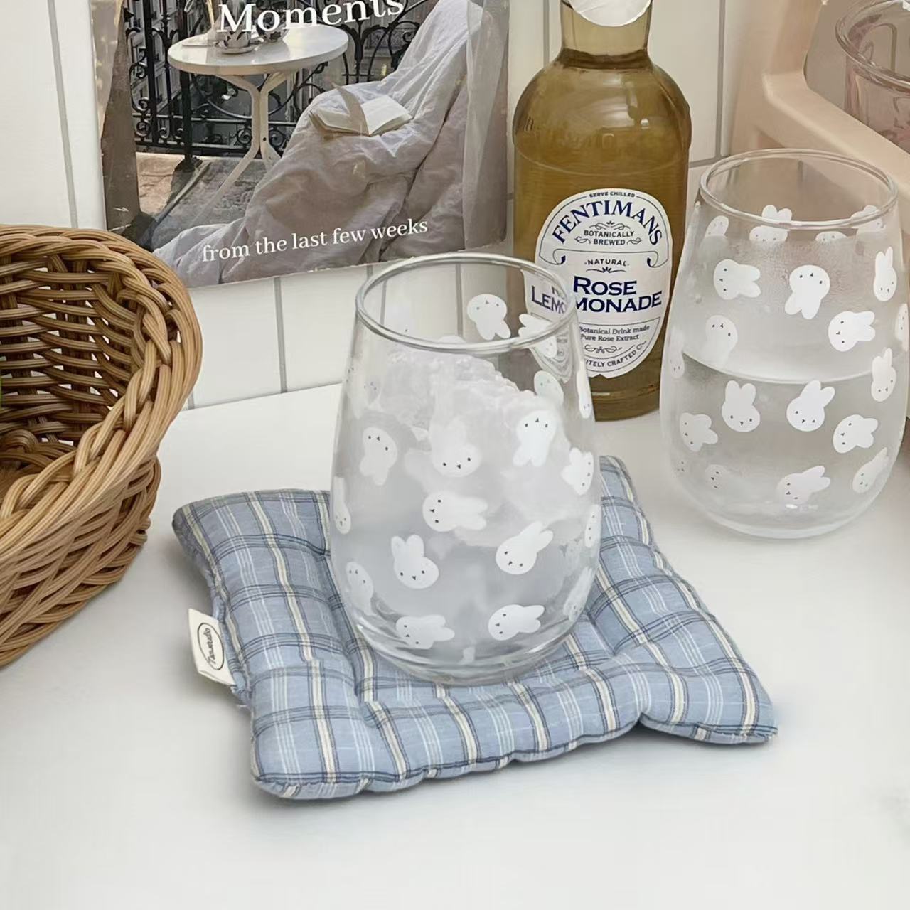Joli gobelet en verre imprimé  - Coffee Tea & Espresso Appliances avis et prix