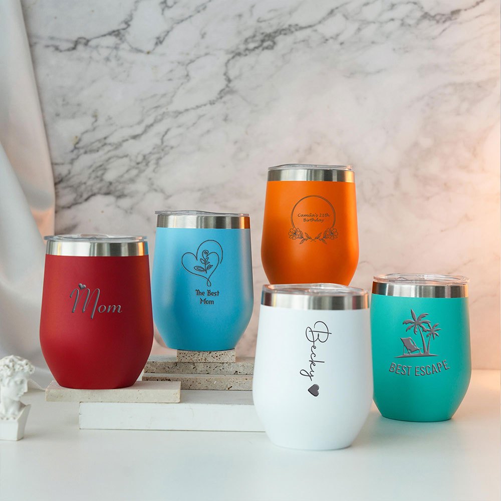 Gobelet à vin en acier inoxyda - Coffee Tea Name avis et prix