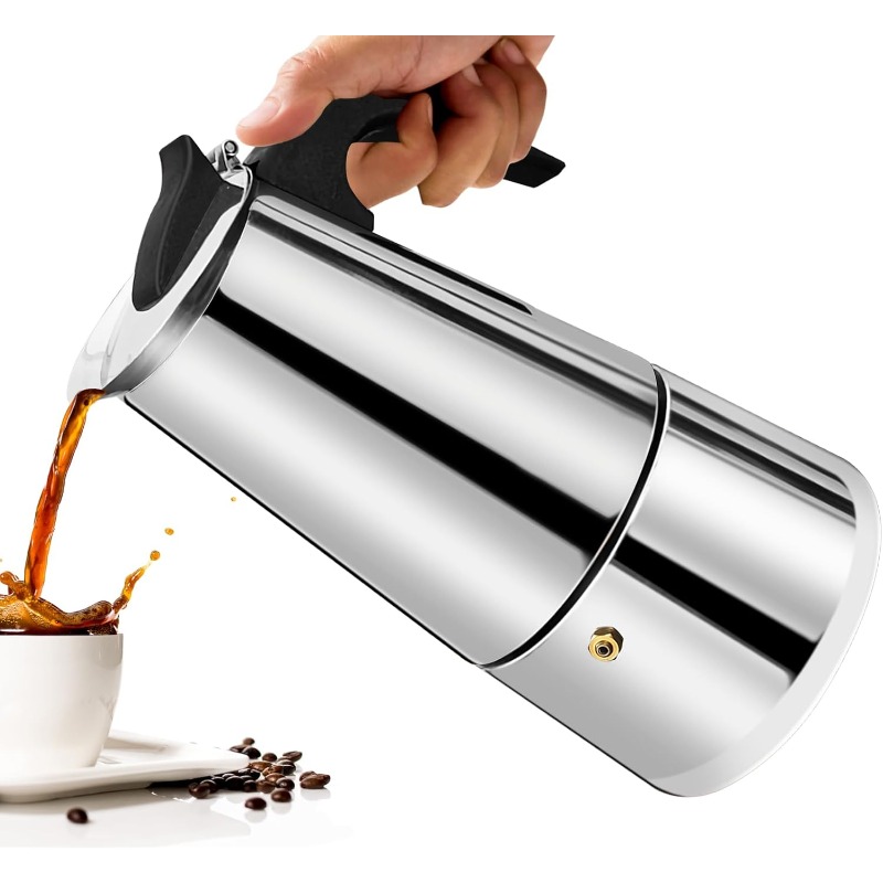 Cafetière Moka 6 tasses en aci - Moka Pot Stove avis et prix