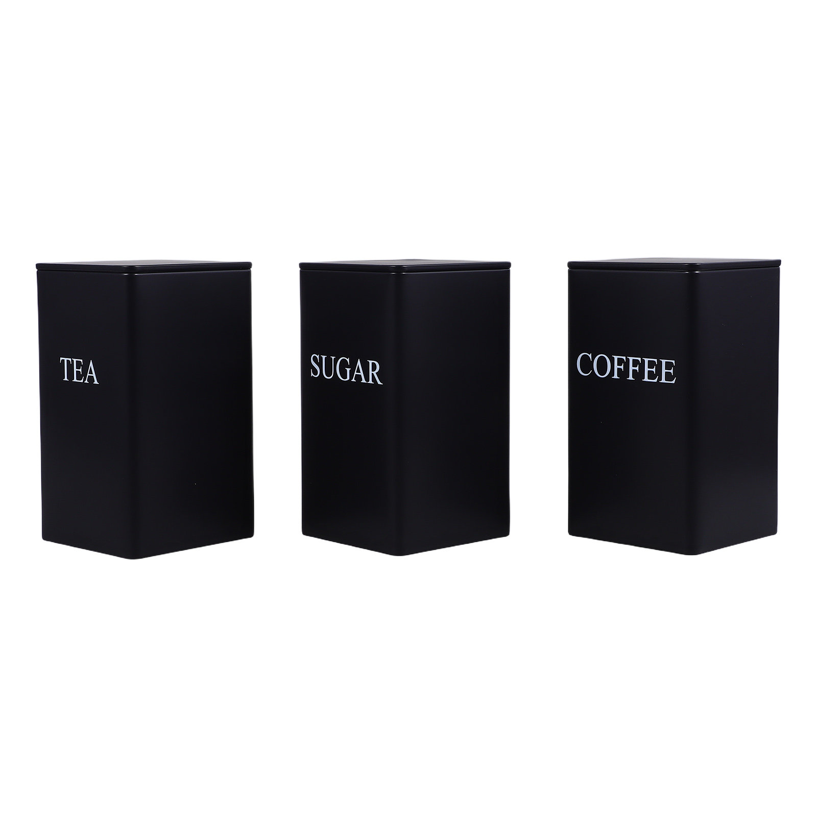 Lot de 3 boîtes de rangement d - Coffee Tea Sugar avis et prix